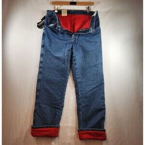 Wrangler Mens Jeans Rugged Wear Thinsulate Thermal Lined 32x33 Blue 33213SW